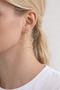 Star Model Gold Color Earrings - 2