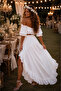 Aurora Bride Ayrobin Asymmetrical Maxi Skirt Set, Outdoor Shooting Set - 3