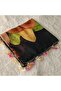 Handmade Needlework Writing, Scarf, Yemeni, Mevlit Cover, Head Cover, 4 Sides Embroidered, 100% Cotton, 100*100cm - 4