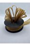 Pull-Out Chiffon Ribbon Cream Gold Glitter 2.5cm 20Mt, Bride, Bundle, Dowry, Engagement, Gift, Decoration.