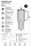 Be-Kct100-Tz Steel Thermos with Straw 900 Ml. Lila Zemin Lila Kulp - 6