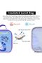Cute Cat Themed Bento Lunch Bag , Toddler-Friendly, 3 Years+, Easy to clean -with 500ml Stainless Steel Water bottle - 7