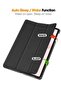 Smart Case for Honor Pad 10, Ratesell Lightweight Trifold Stand Smart Case Cover with Auto Wake/Sleep for Honor Pad 10 Black - 2