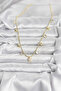 Brass Gold Color Star Model Women's Necklace - 2