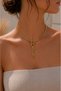 Infinite Knot Steel Y Necklace (Gold Color) - 2