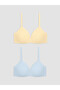 I Non-Wired Non-Padded Triangle Bra 2-Pack from Freezen Store
