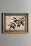 Blackberry Branch and Leaves - Vintage Patterned Painting - Thick Model