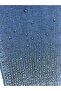 Plus Size Stoned Denim Women's Trousers - 5