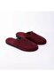 Men's Suede Slippers Burgundy Home Office Guest Dowry Groom - 4