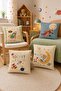 Rocketeer Animals Patterned 4-Piece Kids and Baby Pillowcase Set - 2