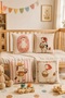 Farm Workers Patterned 4-Piece Children's and Baby Pillowcase Set - 2