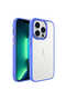 iPhone 14 Pro Max Case Transparent Back Face Camera Raised Silicone Brsa - 5