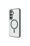 Galaxy S24 Case Magsafe Transparent Back Face Camera Raised Silicone Vrdr