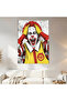 Ronald Mcdonald Pop Art Wall Covering Wall Tapestry First Quality Satin Fabric Poster - 2