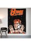 David Bowie Wall Covering Wall Tapestry First Quality Satin Fabric Poster