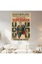 The Amazing Superman Daily Planet Wall Cloth Wall Tapestry First Quality Satin Fabric Poster - 2