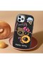 iPhone 11 Pro Max Compatible Case with Camera Protector Black Silicone Couple Phone Case with Kitty Pattern - 2