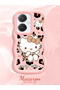 Vivo Y27 Compatible Case Camera Protector Pink Silicone Couple Phone Case Kitty Pattern - 2