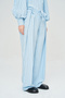 Women's Striped Patterned Tie-Waist Palazzo Trousers - 2