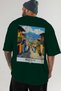 Bogota Colombia 2 Green Oversize Country City Back Printed Unisex T-Shirt 100% Cotton Premium - 6