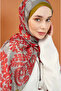 Riva Shawl Spring Blossoms Red - 3