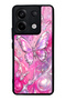 Xiaomi Redmi Note 13 Pro 5g Pink Prism Butterfly Design Glossy Phone Case