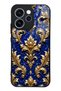 Oppo Reno 15 Pro Royal Sapphire Baroque Design Glossy Phone Case