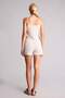 Regular Fit Thin Strap Ribbed Pajama Set with Strappy Shorts H4197Ax26Au - 6