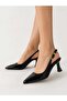Women's Patent Leather Pointed Toe Open-Back Stiletto Heels – Casual & Classic Stylish Design - 2