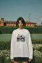 Nope Not Today Printed Long Sleeve Relaxed Fit T-Shirt - 2