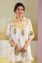 Cotton Mulmul Embroidered Co-ord Set with Farshi Salwar for Women – Indian Ethnic Kurta Set Daily Wear, Casual Wear, Office Wear - 2