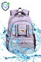 Imported Luxury Quality Accessory Bag 26910 Primary School Middle School Bag Imported Bag with Accessories Lila - 6