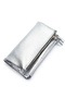 Folding Cover Chain Portfolio Women's Crossbody Bag Hamah Silver - 2