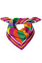 Geometric Retro Color Block Pattern Scarf Bandana 50X50 cm