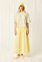 Long Skirt with Elastic Waist Pockets - 4