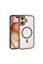 iPhone 16 Plus Case Magsafe Transparent Back Face Camera Raised Silicone Senk