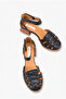 Ferlay Women's Genuine Leather Casual Shoes - Black - 3