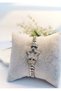 Silver Star Detailed Gourmet Chain Zircon Steel Bracelet - 2