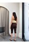 Corset Detailed Capri Leggings Pants - 5