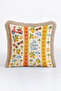 Summer Tropical Lemon Heart Pattern Fringed Pillowcase - Coastal Orange Mink Tassel Throw Pillow Cover - 3