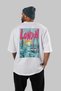 London England 3 White Oversize Country City Back Printed Unisex T-Shirt 100% Cotton Premium - 4
