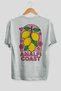 Amalfi Coast White Oversize Country City Back Printed Unisex T-Shirt 100% Cotton Premium