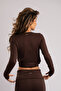 Seamless Sportswear Fabric Tied Bolero - 3