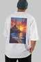Casablanca Morocco White Oversize Country City Back Printed Unisex T-Shirt 100% Cotton Premium - 6