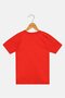 Kids Boy Crew Neck Short Sleeve Spiderman Print T-Shirt, Red - 3