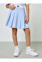 Teens Striped Relaxed Shirt And Pleated Skirt Set - 4