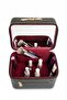Premium Jewelry Box and Makeup Case Travel Organizer with Mirror Black 21×14×17 - 3