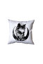 Turkish Wolf Design Pillow, Meaningful Gift