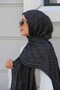 F Pattern Premium Shawl-Black - 6