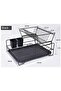Dish Rack Dish Drying Stand Dish Drainer Plate Rack Dish rake Kitchen Organizer Dish Drying Rack Countertop Large Antibacterial Kitchen Utensils Dish racks Dish Stand - 7